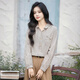 
Cypress House Single Breast Shirt 2025 Autumn New Women's Lapel Loose Striped Casual Shirt
