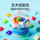 Coloyou 24-color children's ultra-light clay plasticine color clay toys non-toxic and odorless clay girl soft clay transparent bucket