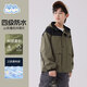 Benny Road Children's Shock Clothes Jacket Spring and Autumn 2025 Chinese Large Children Outdoor Windproof Waterproof Hooded Jacket Men's and Girls' Spring Clothes