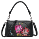 Mu Xiaobai's Spring Fashion Cow Whide Straddle Straddle One-Hoholer Trendy Women's Clutch 2025 Versátil Versátil Simple Bordus Bag Bordus Lotus Peacock de cuero suave hoy para obtener una bolsa de recolección