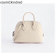 Cosmickindred Top Saper Bolso de piel de vaca Conmovedor Bolso de cuero versátil Bolso de cuero un hombro Bolsa de carcasa de cuerpo Mujer Elefante Gris