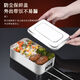 FancyChic1098 reines Aluminium im Freien Picknick Camping Lunchbox Old Lunch Box Factory Kantine Aluminium Bento Box Frische Box Outdoor Einfacher Stil 1 Kleine mittelgroße und große Größe (klebrig)