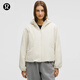 Lululemon丨Women's laminated hooded jacket LW4CEDS light ivory M