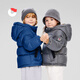 Nanny Goose Children's Down Jacket Baby Short Thickened White Duck Down Jacket Boys and Girls Warm and Windproof Winter NG2637 Navy Blue 100