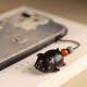 [Flagship store same origin] Ebony wood lucky pig key chain hanging decoration mobile phone chain car pendant peace cultural relics gift red sandalwood pig pendant