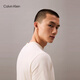 Calvin Kleinjeans25 Frühlings- und Sommer-Herren-Casual-Pendler CK Letter Print Pure Baumwollgestrickte Kurzarm T-Shirt 4RB831G