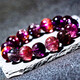 Eternal Symbol Collection Grade Brazilian Super Seven Amethyst Bracelet Blackcurrant Crystal Bracelet Jewelry Valentine's Day Gift Collection Grade 6mm-High-end Gift Box