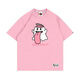Fadenjue GRAF original brand BooGhost Cute Ghost 2.0 Earth Apple Orange Various Street Loose T-shirt Short Sleeve Black Devil 832# XL