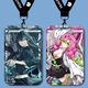 Demon Slayer: Blade of Demon Slayer: Tuo Wuyilang Ganlu Temple Migla Student Card Set School Card Brand Access Control Card Chinese Card Bus Card B13598 Campus Card Set + Long Hanging Rope