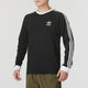 Adidas Clover Men's Clovers Spring 2025 Nouveau t-shirt à manches longues décontractées IA4877 Black IA4877 L
