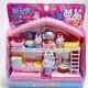 
One-word Pink Rabbit Playing House Toys Shopping Cart Girl Children's Simulation Cash Register Bunny Toy Simulation YY17081 Mini Toast