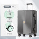 
Not stopped. Retired souvenir suitcase multi-function 20-inch high-value and large capacity Silver gray WZHL-15920