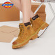 
Dickies women's Martin boots high top fashion couple boots versatile work boots for women yellow women's style-36