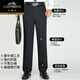 Classic car spring and summer thin trousers middle-aged straight casual pants formal dress dad elderly business suit men's pants [summer] trousers 9901 navy blue thin 29 [2 feet 2] waist circumference