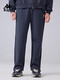 Kappa (Kappa) Nuevos pantalones deportivos Pantalones rectos para hombres Pantalones de punto suelto Pantalones de trote K0F12AK62 Black Oyster-9909 XS