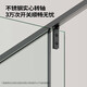 JOMOO (JOMOO) [customized] Integrated shower room integrated shower partition inside and outside door, one-shaped wet and dry separation M1E17 Gun ash profile Silver black 599/ Gun ash 659/ 2.4 order