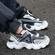 
Children's shoes for boys and girls' shoes for summer breathable mesh medium-sized children's boys running shoes non-slip sports shoes black and white (summer mesh) 683 34 inner length 22cm