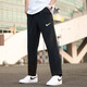 耐克（NIKE）裤子男裤2025秋季新款户外运动裤跑步健身训练宽松透气男士卫裤 DM6627-010/黑色梭织 S