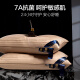 海澜之家（HLA）7A抗菌枕头全棉枕芯家用护颈椎助睡眠舒睡一对装学生宿舍枕芯 7A抗菌全棉舒睡枕-咖色 A类 单只 中枕 48*74cm（填充1050g）