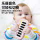 Yayale Children's Electronic Piano Toys Early Education Pocket Mini Pocano Musique Instrument de musique multifonctionnel Instrument Puzzle Instrument Pocket Pocket Pocket [Blue] Version de charge