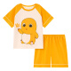 Langsha Pajamas Pajamas Summer Summer de algodón delgado de algodón delgada para algodón de algodón Niños de mediana edad y niños grandes Summer Student Suit LT695 140 Recomendado 130-140 cm/65jin [Jin es igual a 0,5 kg]