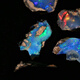 Opal stone raw stone natural l African dry blue opal raw opal crystal color treasure mine xt21