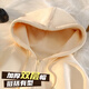 Jeanswest Men's Autumn Jacket 320G Heavy Cotton American Trendy Brand Zipper Cardigan Jacket Men's Loose Casual Top