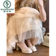 Specker Dicke Heels Mary Zhen High Heels weibliche Prinzessin New Chinese Cheongsam XiUhe Hochzeitskleid Zwei-Wear-Hochzeitsschuhe Braut Brautmädchen Single Schuhe Aprikosenfarbe (Z688-6) 37