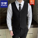 ROMON Casual Suit Men's Slim Business Professional Formal Korean Groomsmen's Dress Groom's Suit Jacket Two-button Suit L (105-115Jin Jin equals 0.5kg)