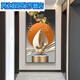 Modern simple entrance decorative paintings for living room corridor murals aisle vertical plate atmospheric high-end deer hanging painting T10 JD9720 single 40*80cm