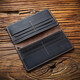 Colrtn Kwecr Men's Long Wallet Business Casual Clutch Clutch Sac réel Sac à main de grande capacité sac de téléphone mobile Luxury CK jaune 19 * 10 * 2