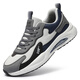 Spider King Herrenschuhe für Herbst Sportschuhe weiche Sohle nicht rutschflederdurchflüsse Flächen wasserdichte lässige Mesh atmungsaktiven schockabsorbierenden Laufschuhe 9908 Graublau Maschen Oberfläche 42 Standardcode