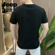 JEEP SPIRIT设计师款夏季冰丝肌理感绣标圆领男士短袖时尚半袖百搭轻奢舒适款 1105白色 M 80-105斤