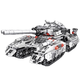 Lego compatible 25 new remote control defense military armored vehicle heavy tank building blocks boy assembly toy gift Emperor Tank [Snow Model]-1682 particles