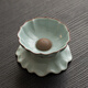 Xiyuanji Tianqing Ru Kiln Lotus Tea Leak Tea Filter Full Ceramic Tea Filter Tea Residue Filter Tea Ceremony Accessories Tianqing Ru Kiln Lotus Single Base