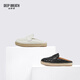 
DEEP BREATH Deep Breath Women's Shoes Casual Commuter Versatile Muller Slippers Fisherman's Shoes Women's AX11154 White 35
