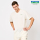 Serie de protección natural y ambiental de Yonex 25SS 16833CR/16835CR Camiseta de deportes al aire libre Hombres y mujeres 16833cr Ice beige (estilo masculino) XL