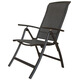 Linya (Linya) Chaise de terrasse chaise de camping extérieur chaise en aluminium alliage à 7 vitesses chaise de sieste ménage joie 9896 Mesh Tissu chaise pliante