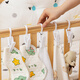 Worthbuy (Worthbuy) Nachthänge Korbkorb Kinder am Nachtbeutel Baby Zaun Windel Schachtel Baby Windeln Hängende Beutel mit Wandhängezubehör (18,5*14*11)