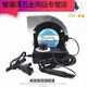 Shantoulin Village 9733 blower large air volume turbine round air outlet, wood stove grill, household small stove fan, 12V black and red two-wire single fan