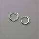 Guanpuge Fat Donglai same style pt950 platinum earrings for women Pt950 earrings temperament earrings platinum earrings fashionable sleeping Mobius earrings (pair)