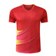 Maillot papillon 2025 nouvel uniforme de tennis de table de l'équipe nationale ensemble uniforme de compétition pour hommes et femmes Wang Chuqin groupe de sport à séchage rapide achat personnalisation 6626 haut rouge pour hommes L