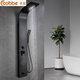 Cobbe Duschschirm Schwarz Duschduschenset Edelstahl Regen Duschvorrichtung Badezimmer Badezimmer Sonnenwand Trocken Wand Hanging Km-Km-6227 Model Modell