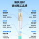 Boyang 10 Gigabit Multimode Fibre Charry LC-LC 1,5m OM3-300 DUAL-Core Pair 2.0 Flame ignifuge à basse fumée Halog étiquette LSZH LSZH FIBRE POGNE BY-W01552M