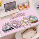 Labubu Peripheraler Maus-Pad übergroße Labbu-Schreibtisch-Pad süße Cartoon Girl Office Computer Keyboard Pad QE-2629 Kommen Sie auf, Arbeiter Nr. 4mm x 800x300mm