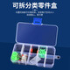 Yuyongji (YUYONGJI) fishing gear small accessories multi-grid fish hook parts box components transparent plastic storage box small screw accessories tools removable storage box 15 grids 1