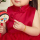 Liufu bijoux fuman familial héritage série de souvenirs de sucre doré nuage ruyi verrouillage en or pack bracelet or baby prix l05tbgb0018 8.07 grammes (y compris le coût de la main-d'œuvre 654 yuans)