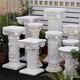 Wen Yijia Custom European Roman Decoration Decoration Ornament Villa Garden Patio de la boda Tabla de boda Soporte de flores de flores al aire libre 1047 RETRO White Roman Columna