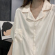 Catman (miiow) Pajamas pour femmes en été en trois pièces en trois pièces courtes à manches minces de grande taille.