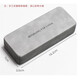 Yonghuan Brille Box fühlt sich tragbare Anti-Druck- und Anti-Druck-Ins Japanische Einfache Sonnenbrille Frauenlagerung mattbrauner Glasstuch